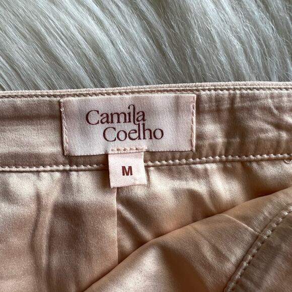 Camilla Coelho Kaylee Mini Skirt in Blush Gold size Medium - Picture 5 of 11